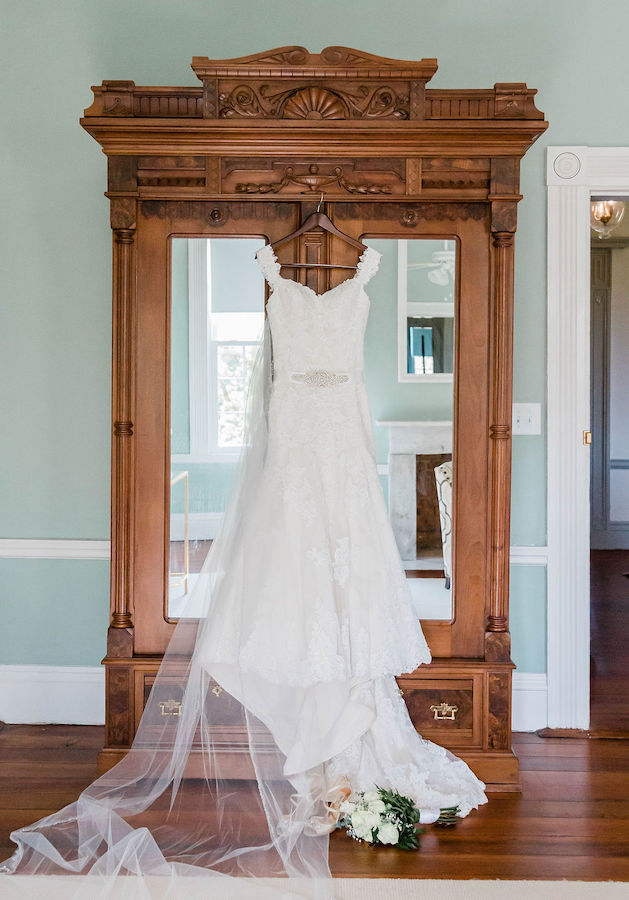 bridal suite in historic milledgeville wedding venue